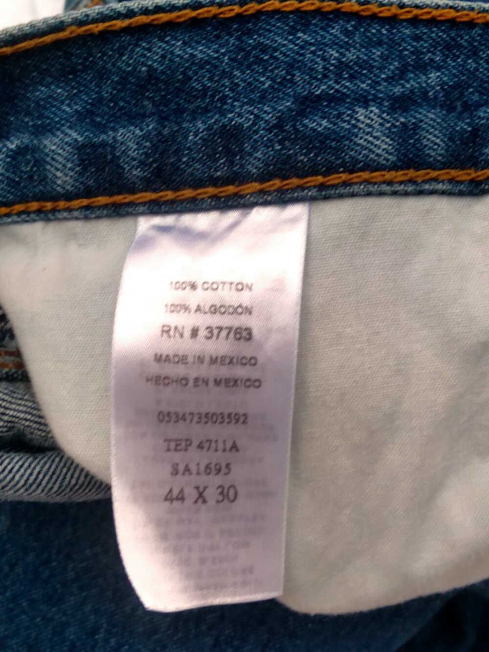 Member's Mark Men's Jeans 44 X 30 - Picture 6 of 8